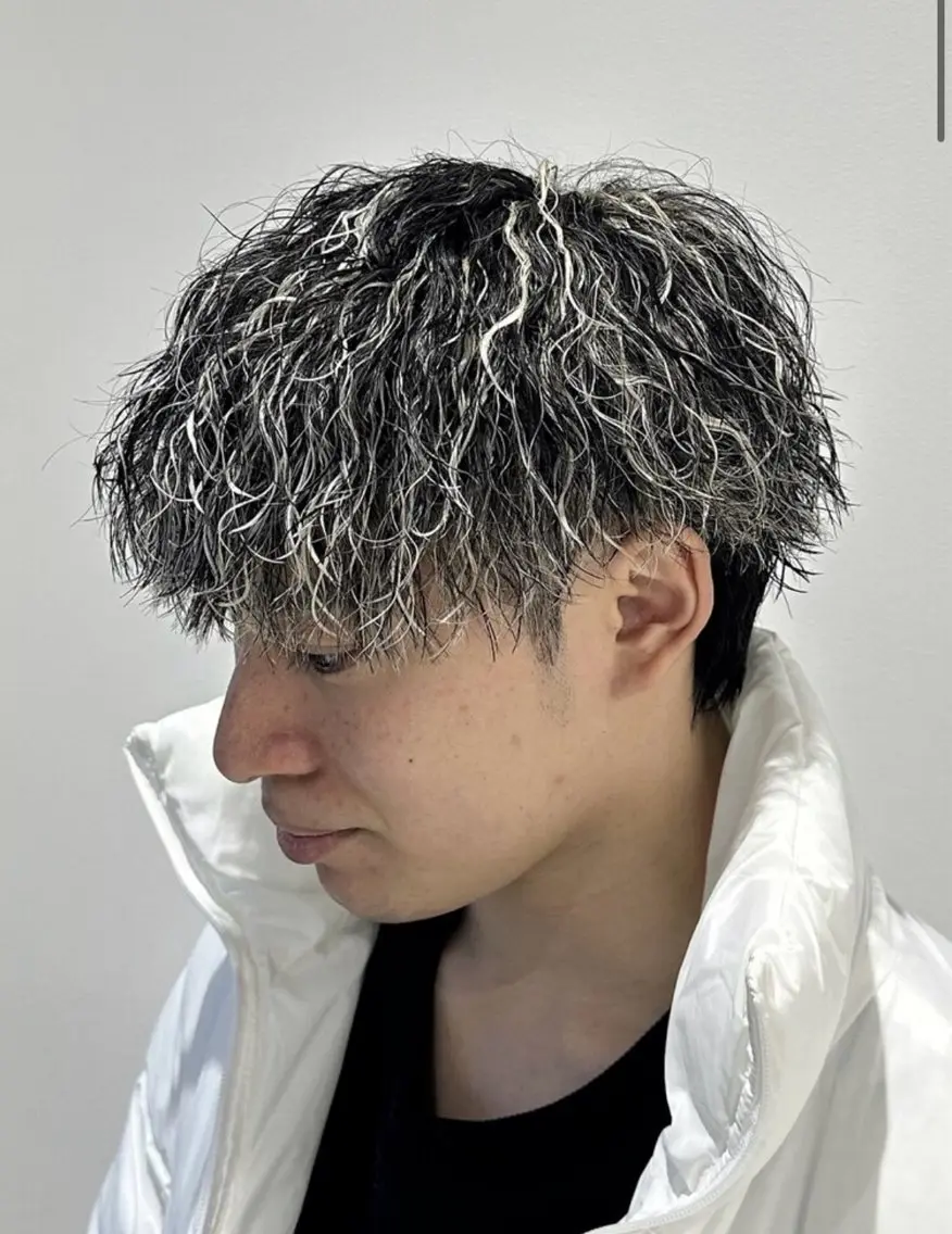 カット➕パーマ➕メッシュの写真