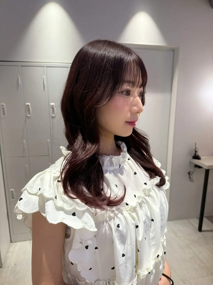 セミロング カラー カット ヘアカラー akira iconのヘアスタイル