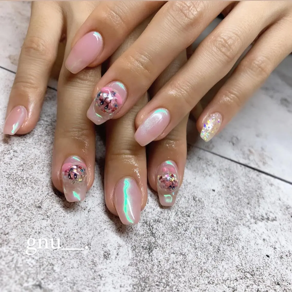 ネイル ハンドネイル gnu__. nailのネイルデザイン