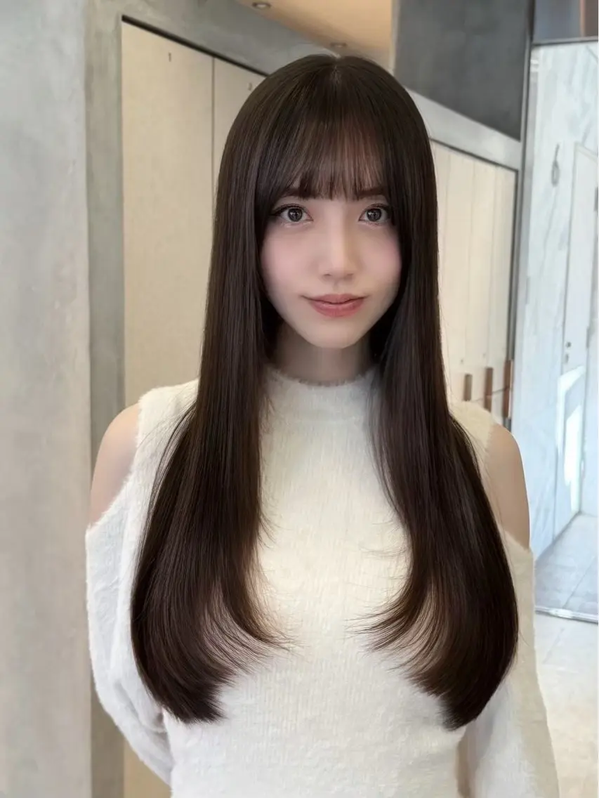 ロング ヘアカラー トリートメント mahiro ⭐️のヘアスタイル