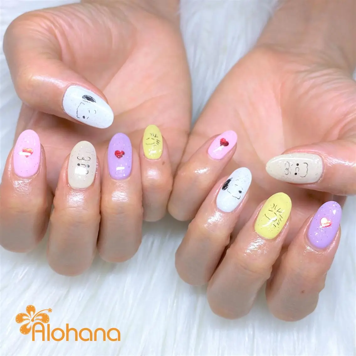 ネイル ハンドネイル Alohana Minaのネイルデザイン