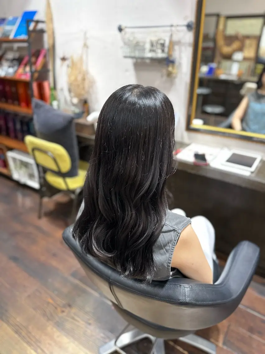 ロング 田中 桜風のヘアスタイル