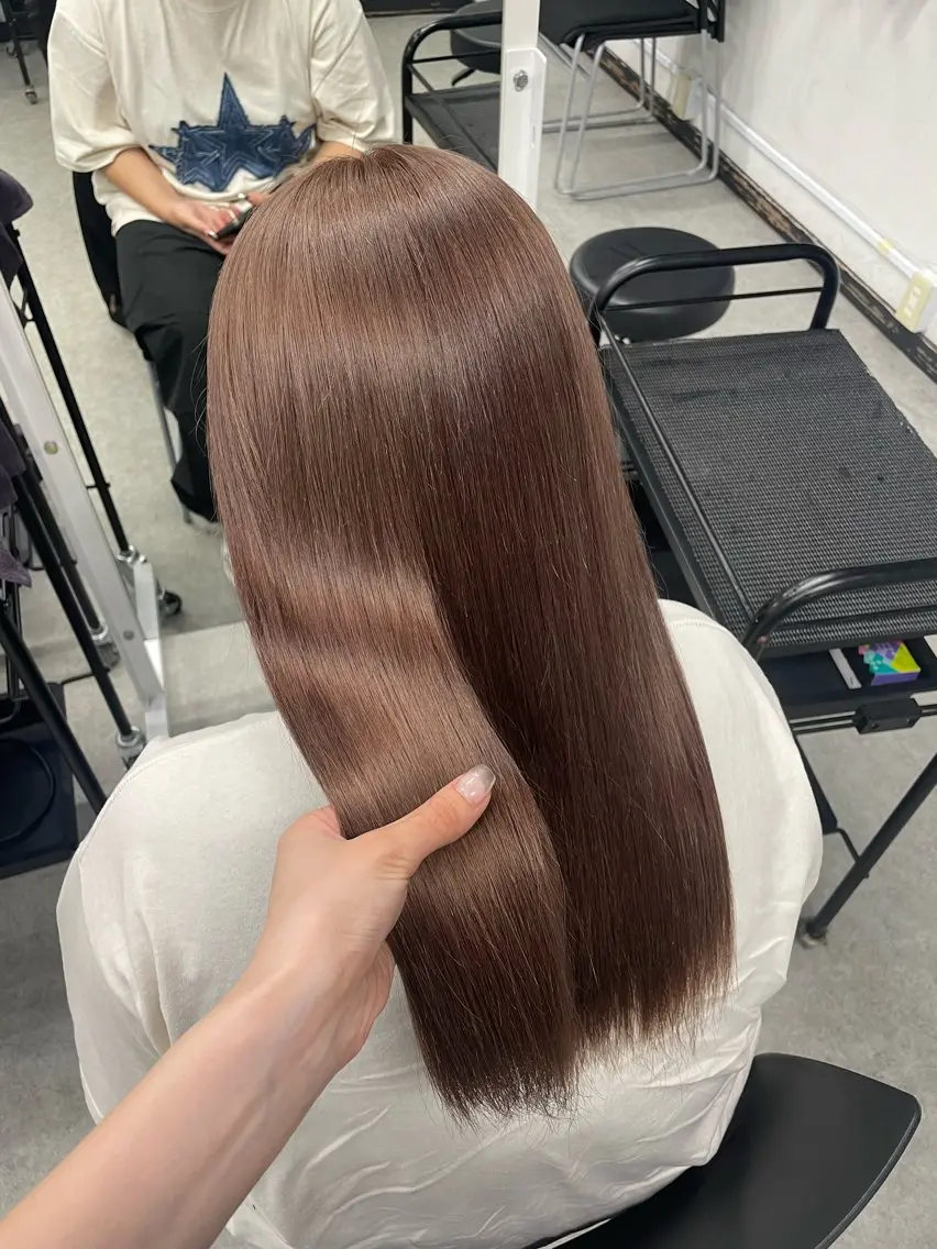 ロング カラー 🎀暖色/ラベンダー /paru🤍のヘアスタイル