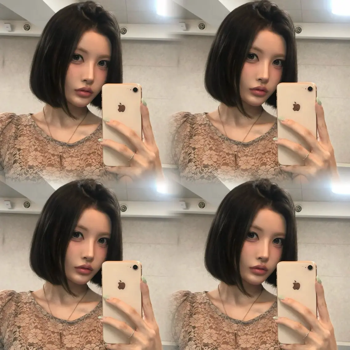 ミディアム ワンレンボブ ボブ ✨無料カット募集中✨ ONYXのヘアスタイル