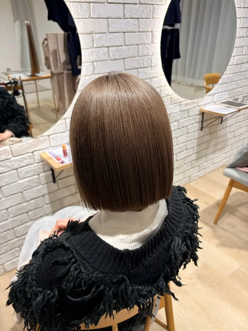ブリーチ+オンカラーの写真