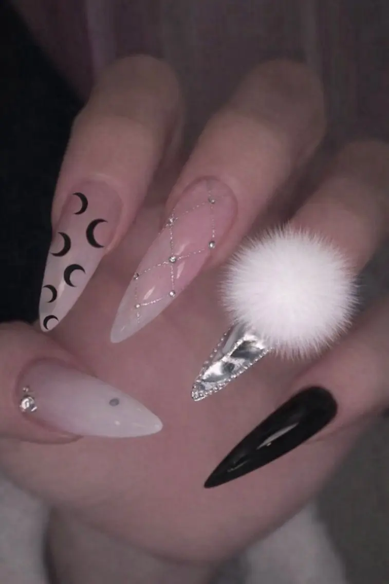ネイル フレンチネイル グラデーション マグネットネイル ニュアンスネイル オフィスネイル ハンドネイル Rei _Nail 新宿のネイルデザイン