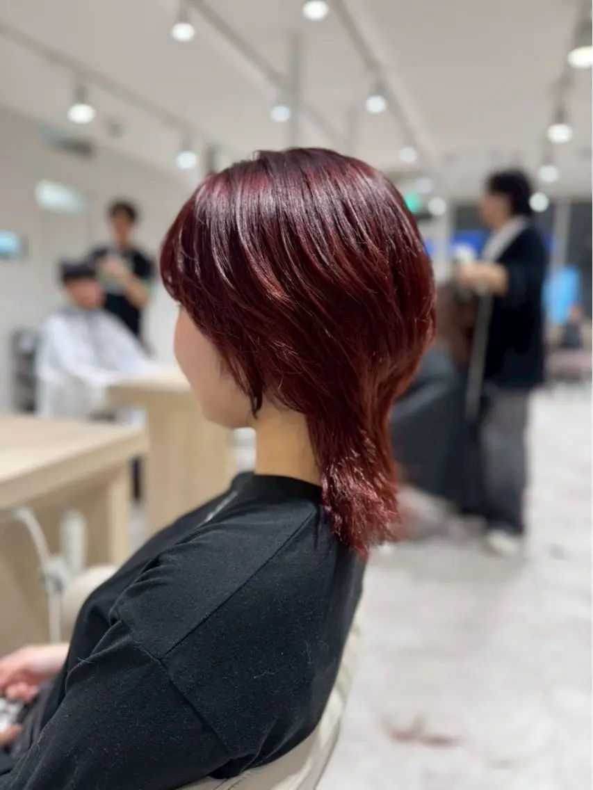 ショート ヘアカラー 🩰Luca|透明感 カラー|縮毛矯正🫧のヘアスタイル