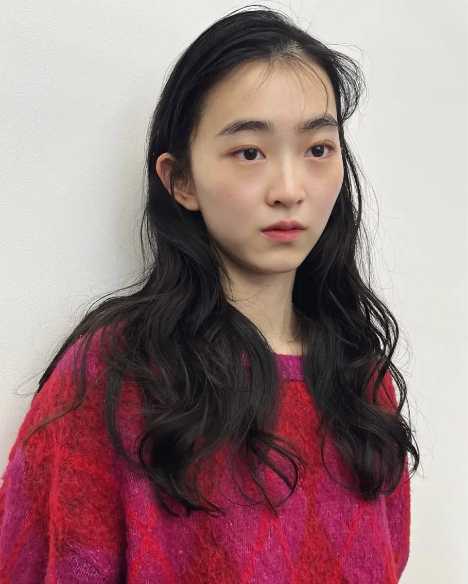 ロング デザインカラー 原宿/キシタのヘアスタイル