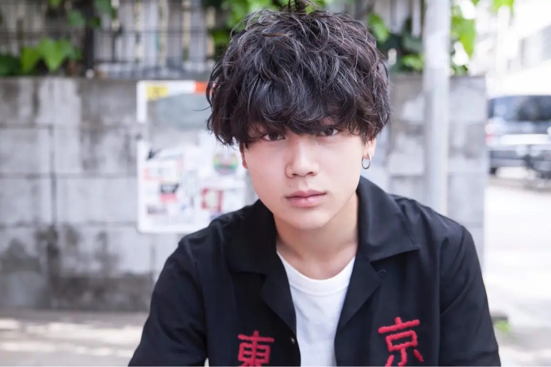ミディアム カラー パーマ ヘアアレンジ メンズ 野田 修平のヘアスタイル