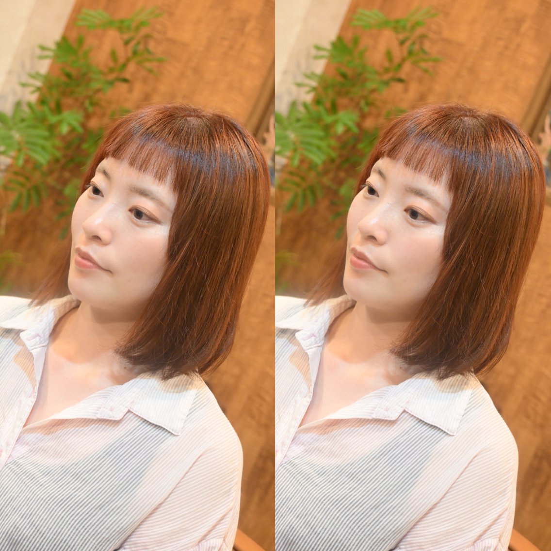 カラー クリヤマ ナナコのヘアスタイル
