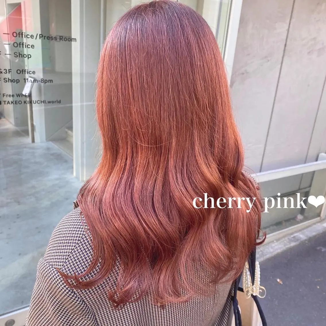 セミロング ブリーチなし暖色 💗AKARI💗のヘアスタイル