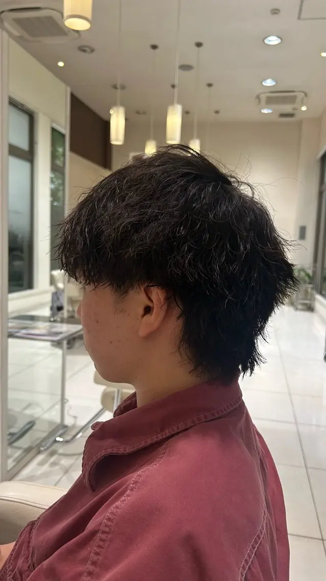 パーマ メンズ 窪田 百花のヘアスタイル