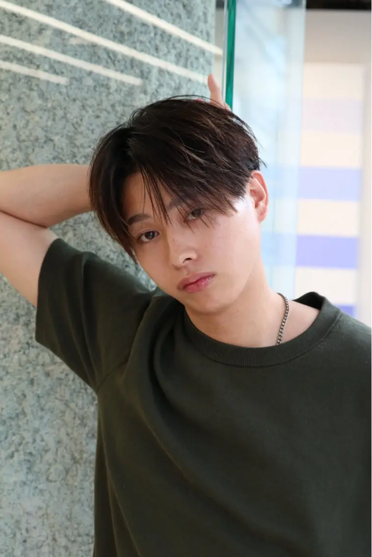 パーマ メンズ カット パーマ トリートメント 岡部 琉斗のヘアスタイル