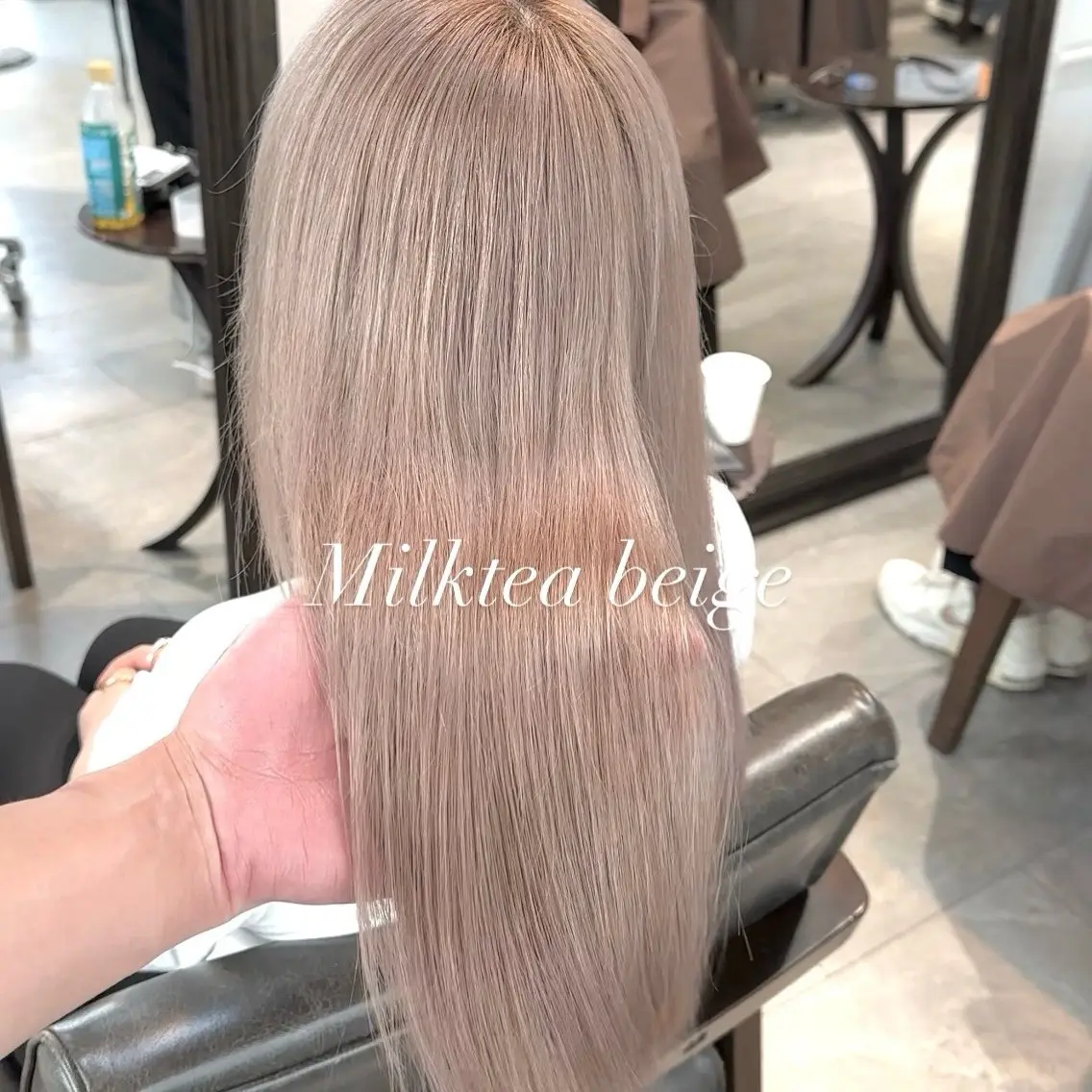 ロング カラー パーマ ヘアアレンジ メンズ ヘアカラー トリートメント ブリーチカラー🤍 颯馬🐈‍⬛のヘアスタイル