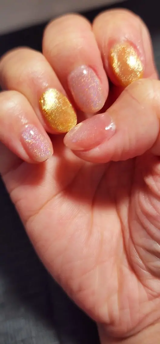 ネイル ラメ(グリッター) Mix Nailsのネイルデザイン