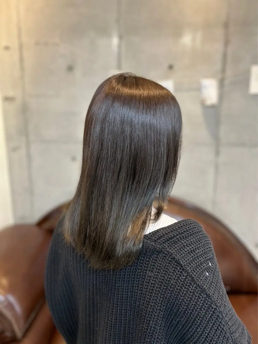 セミロング 鈴木 皆斗のヘアスタイル
