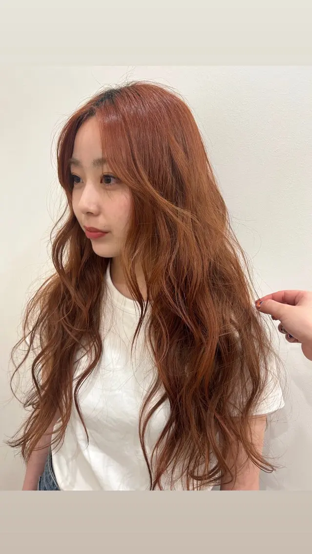 ロング ヘアカラー hair&eye🎀 /momoKaのヘアスタイル