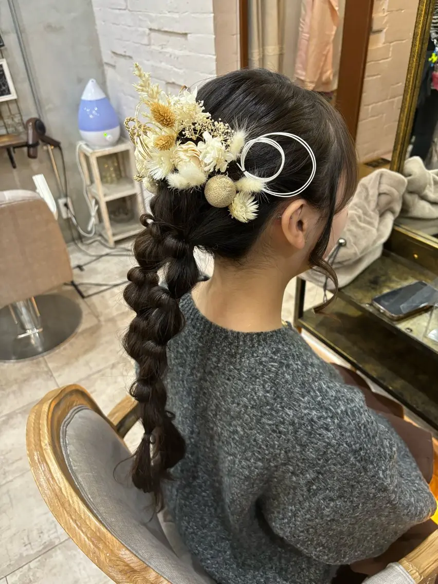 ヘアセット（9:00​〜​）指名料込みの写真