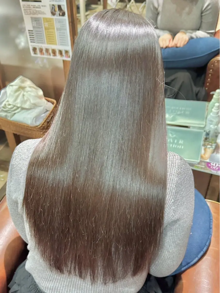 透明感カラー🩵の写真