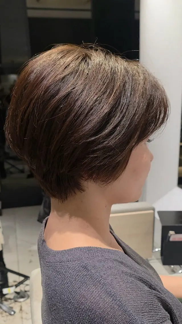 ショート カット トリートメント ✂髪質改善ストレート NO.1 深澤 颯斗のヘアスタイル