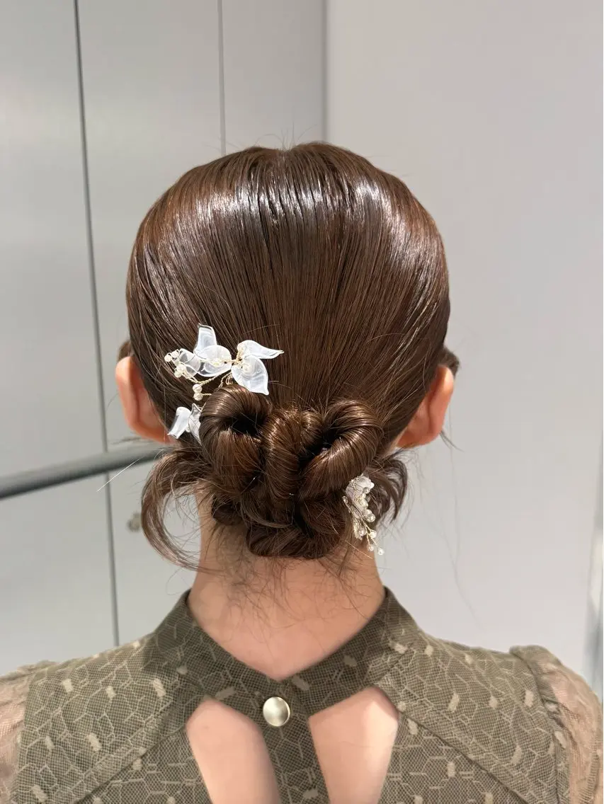 ヘアアレンジ ヘアセット 🌈 YUUNA🌈のヘアスタイル