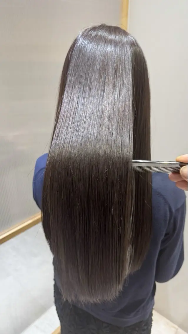 ロング 縮毛矯正 髙橋 誉英のヘアスタイル