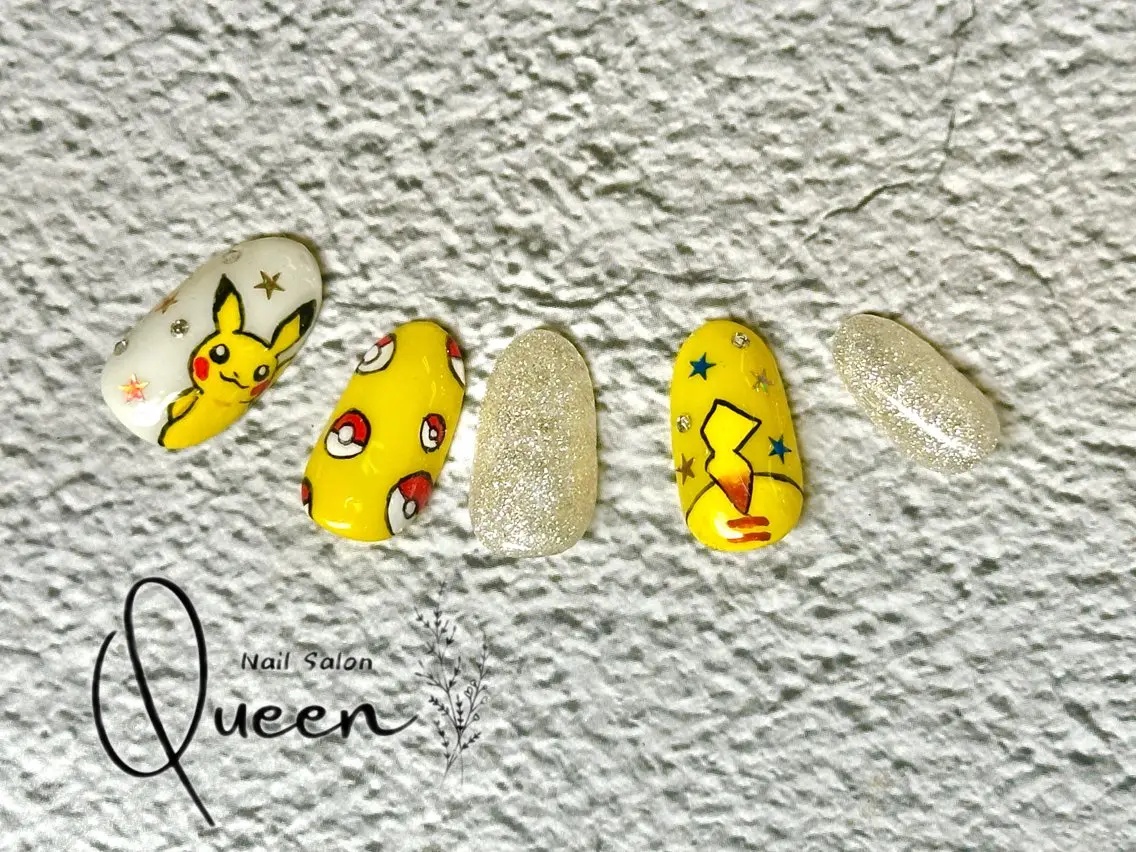 ネイル ネイルチップ ハンドネイル Queennail 北堀江AYAのネイルデザイン