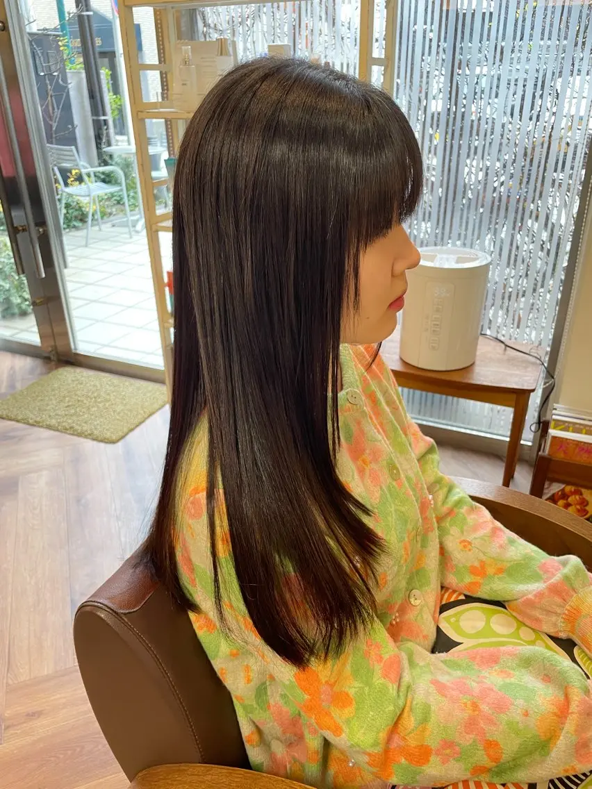 ロング レイヤーカット 望月 千絵のヘアスタイル