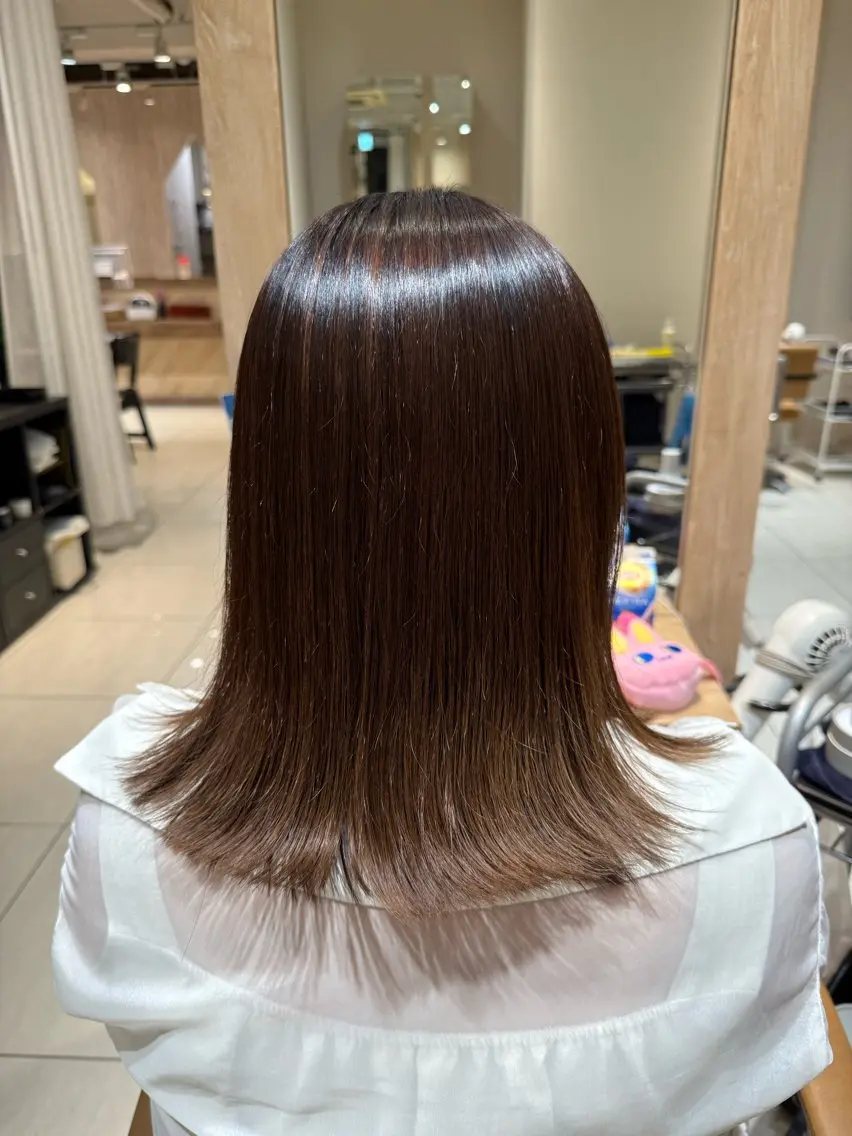 ミディアム 🤍ツヤ髪🤍 エリカワネオのヘアスタイル