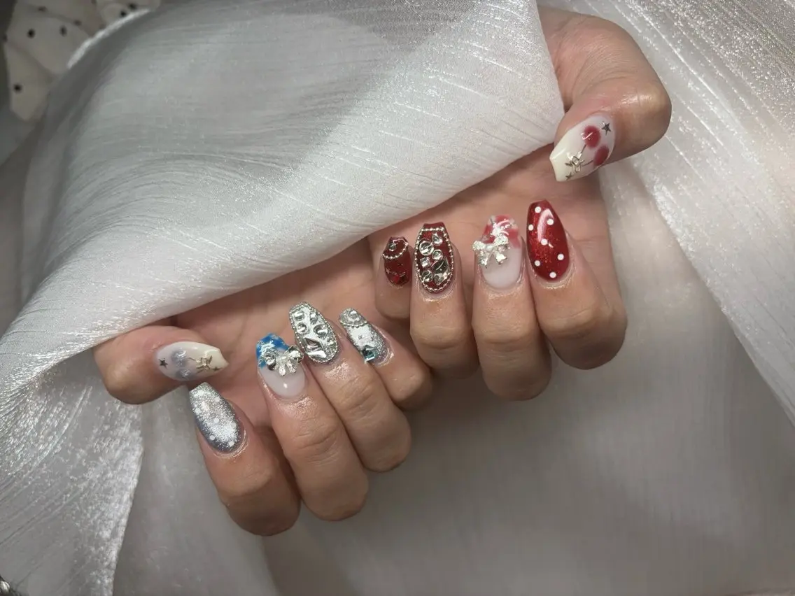 ネイル ハンドネイル Mermaid Nail♡Akariのネイルデザイン