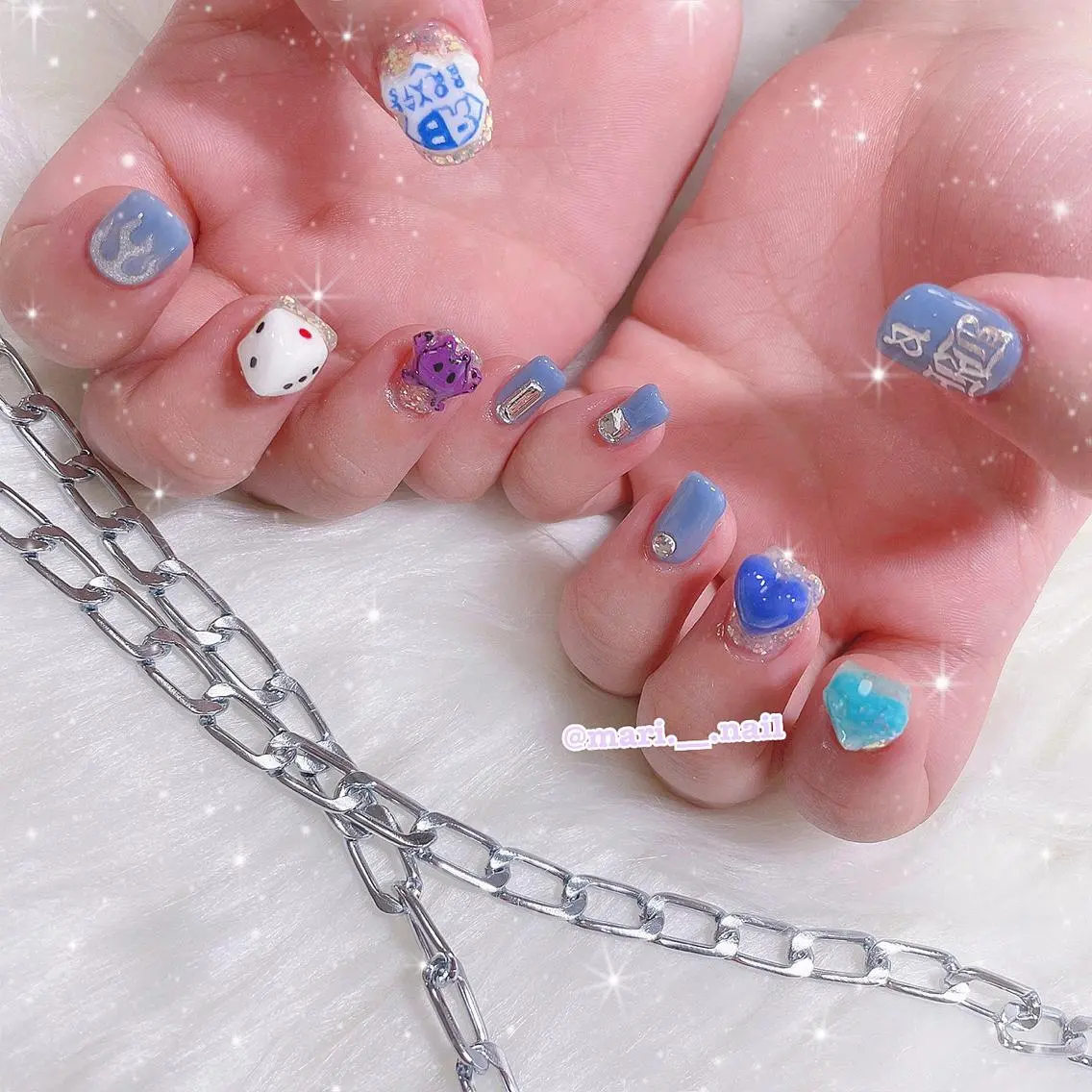 ネイル 🎀 Mayu 🎀痛ネイルのネイルデザイン