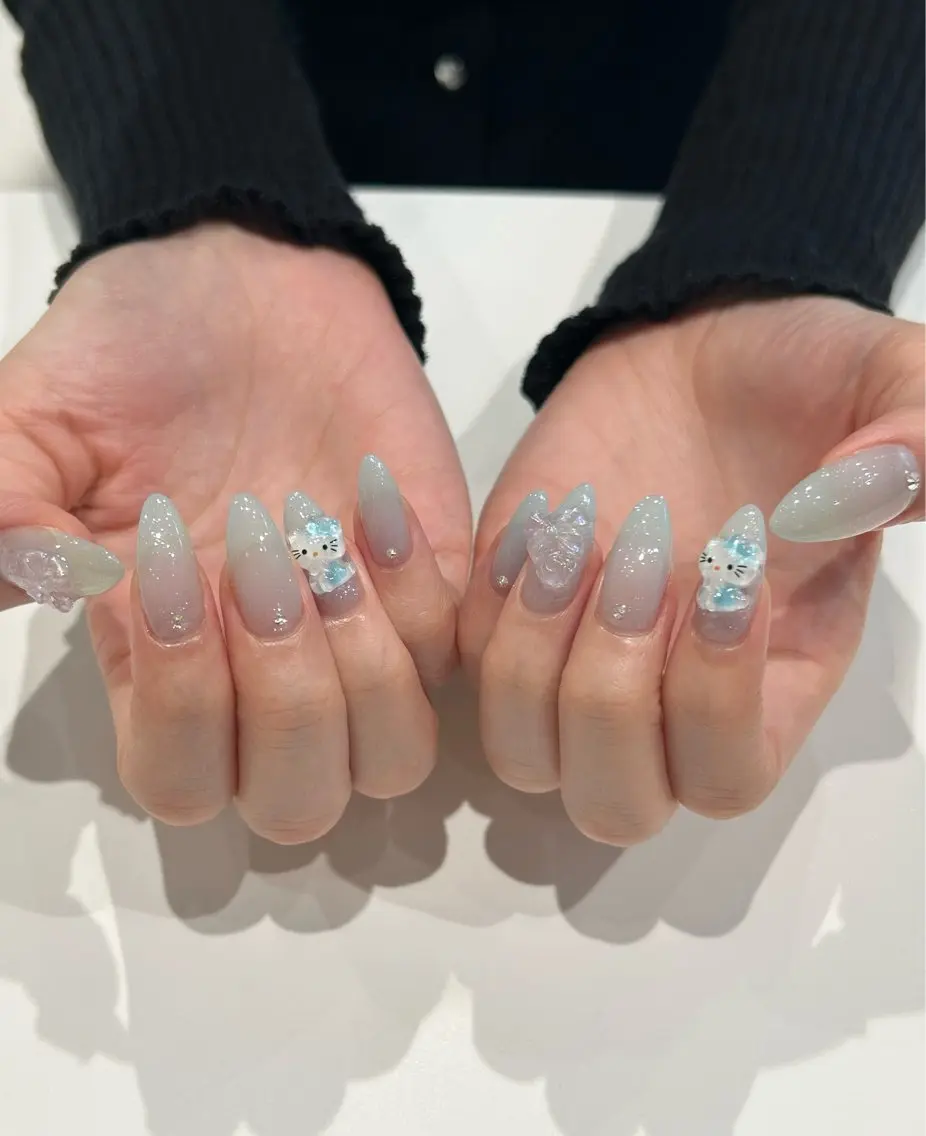 ロング 金子 萌果のネイルデザイン