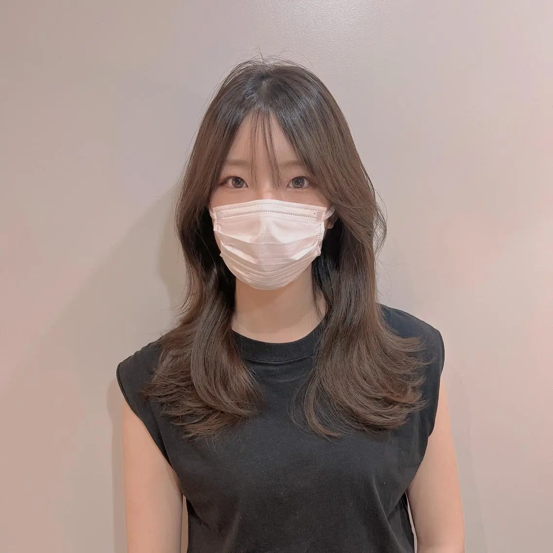 セミロング カット ヘアカラー トリートメント パーソナルカラー lapiax阿部のヘアスタイル