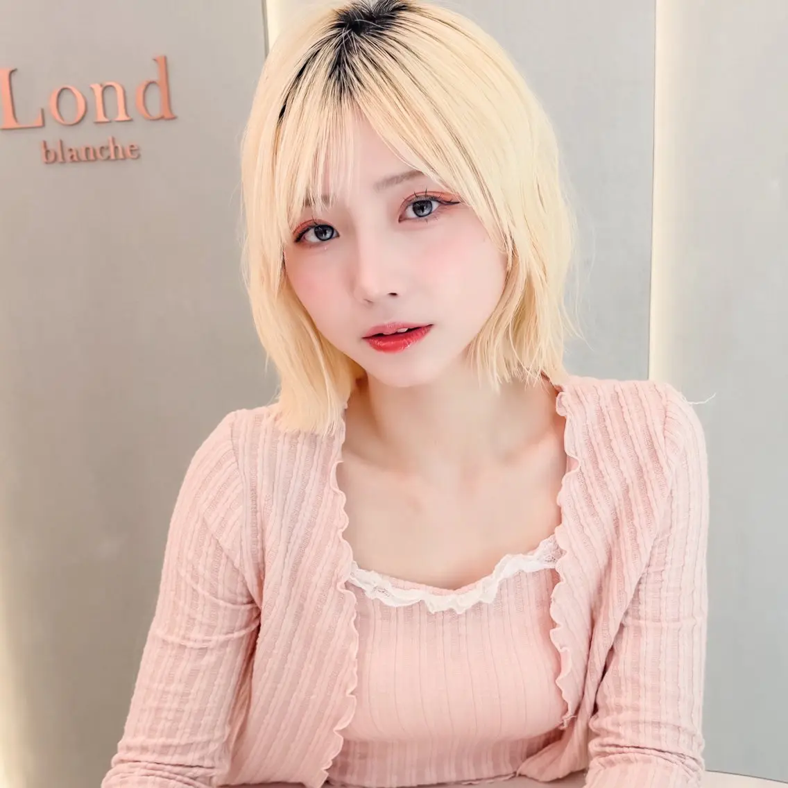 🍎似合わせカット✂️+ブリーチダブルカラー🌈+スチームトリートメント🍀の写真