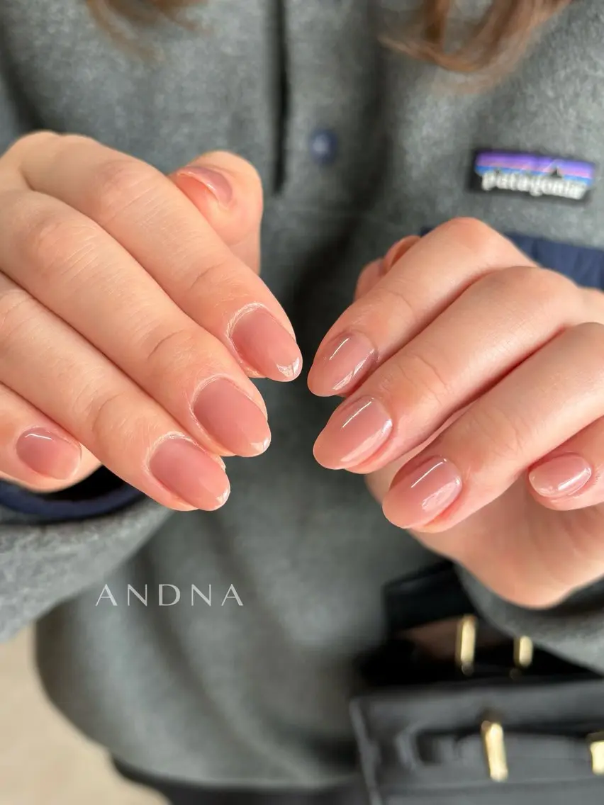 ネイル ワンカラーネイル ピンク ハンドネイル Kinuko / ANDNAのネイルデザイン