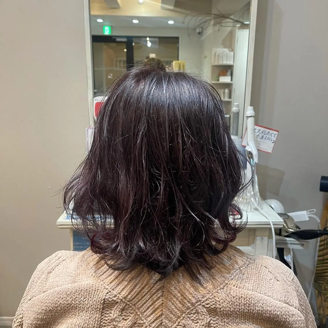 ミディアム カラー ハイトーンカラー ピンクカラー 植野 由也のヘアスタイル