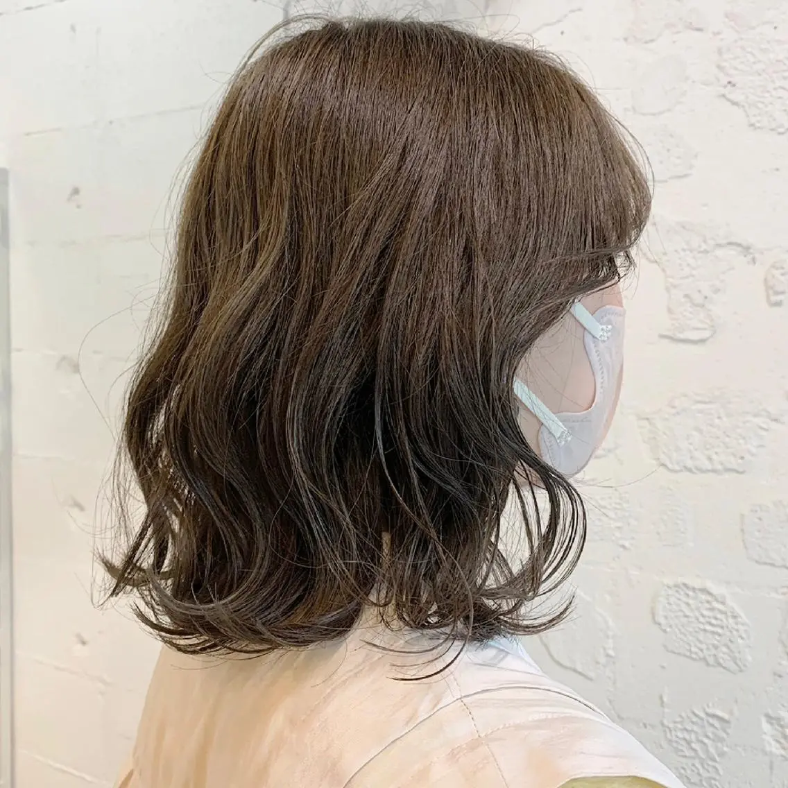 ミディアム カラー カット ヘアカラー トリートメント em HAIR 🌿下北沢のヘアスタイル