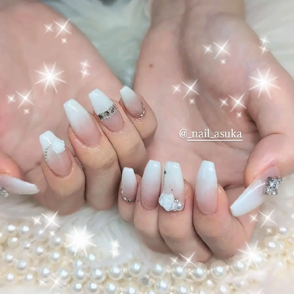ネイル ハンドネイル Asuka🌈ギャル /個性派ネイル🪐のネイルデザイン
