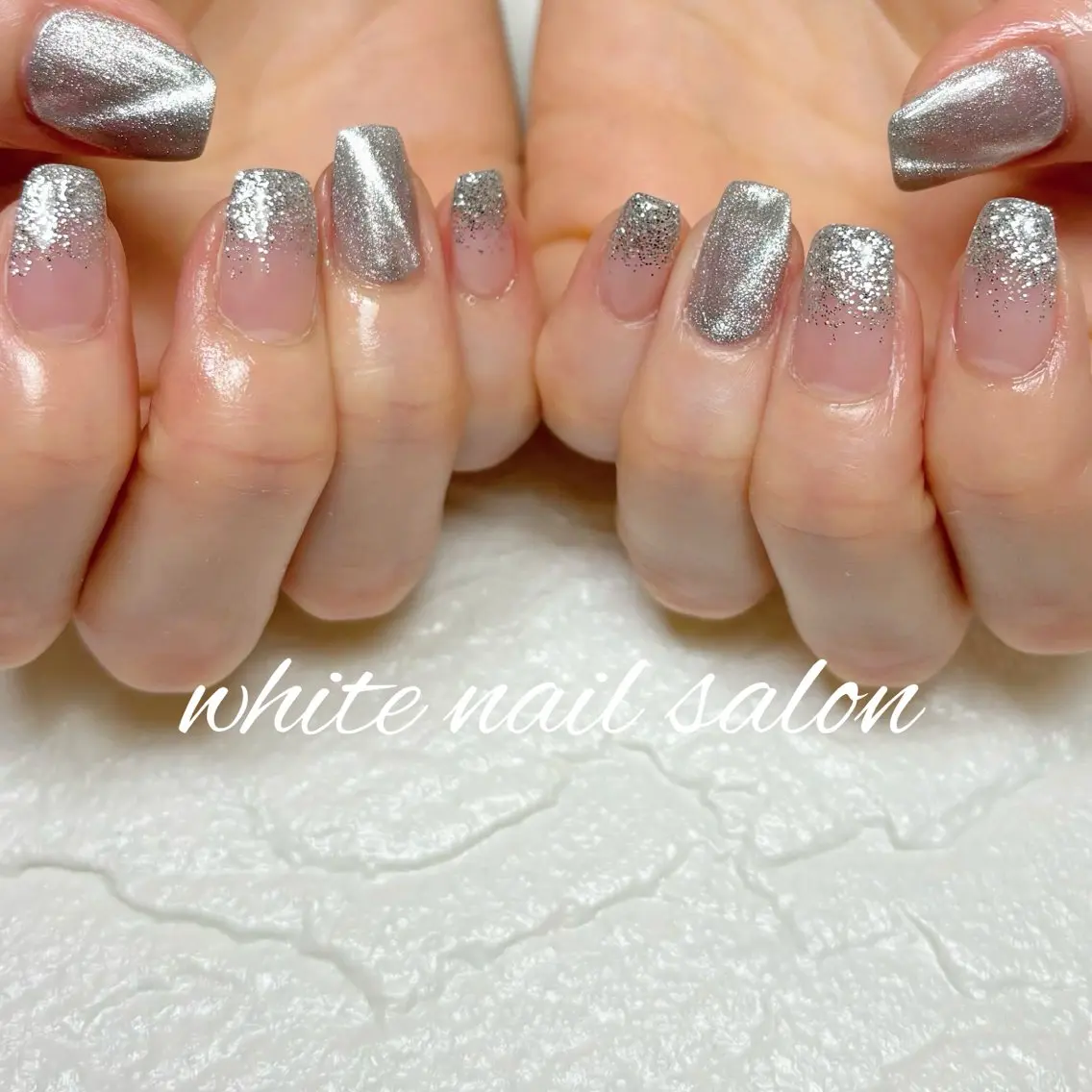 ネイル ホワイト ハンドネイル white nail salonのネイルデザイン