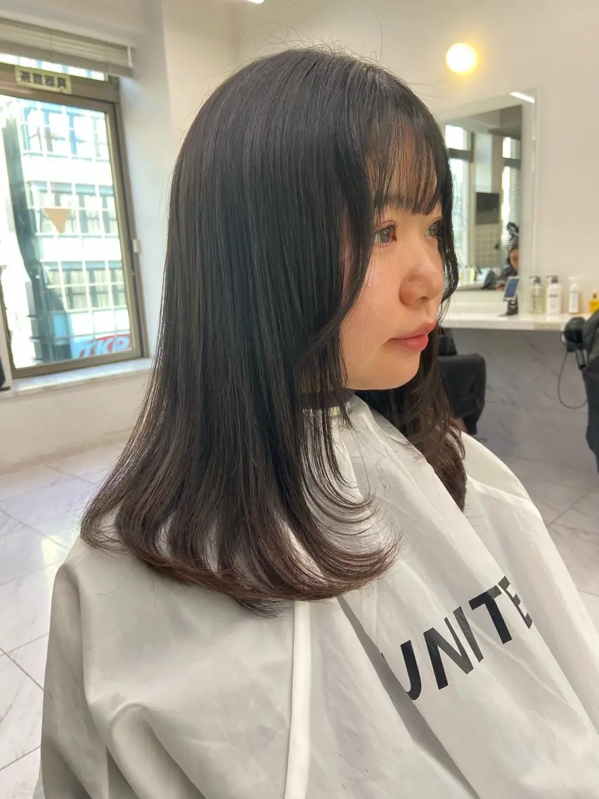 ミディアム カラー ヘアアレンジ Over hair_ misakiのヘアスタイル