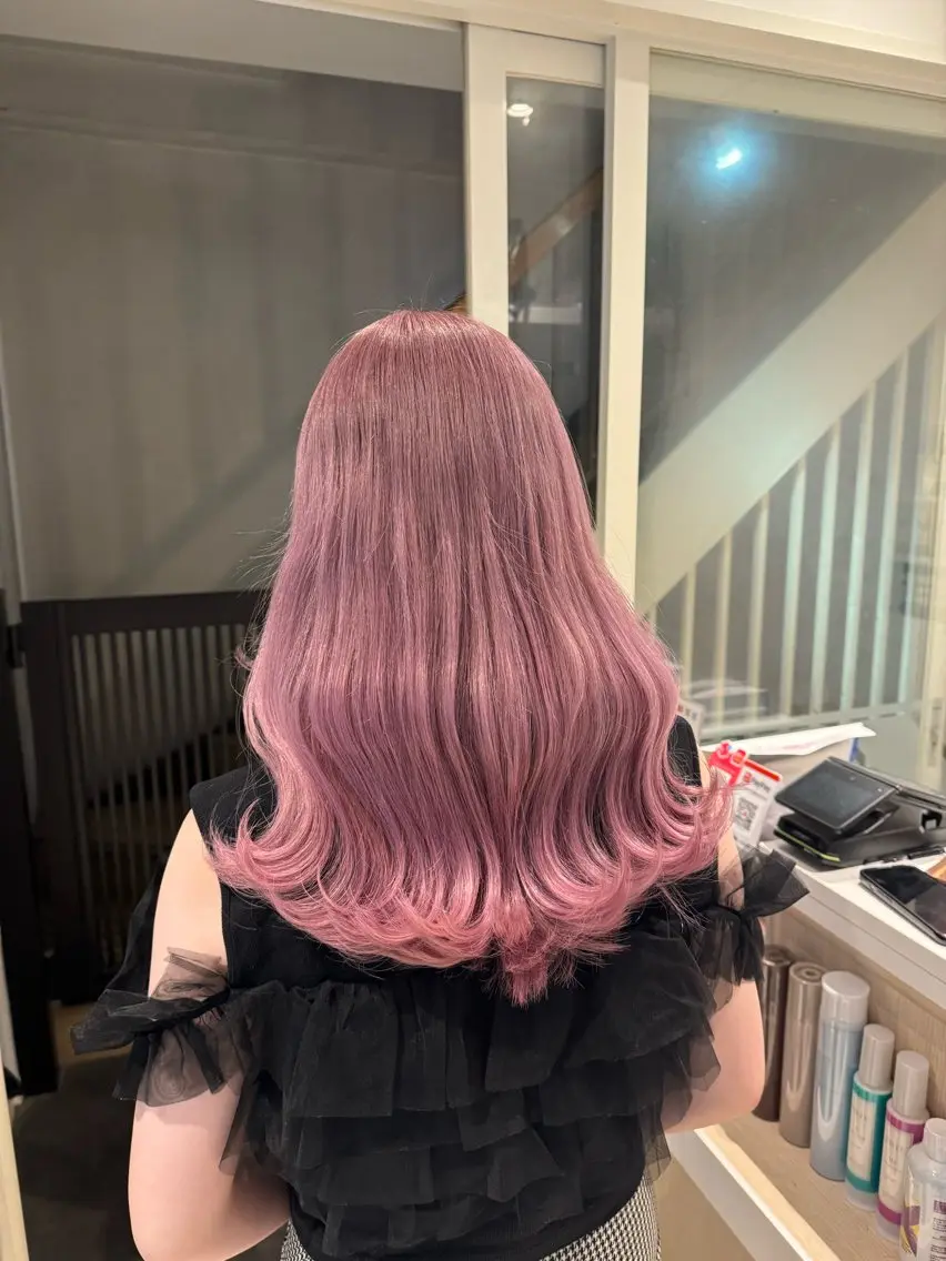 ロング カラー ヘアカラー ブリーチ/エクステ モデル募集中🖤のヘアスタイル