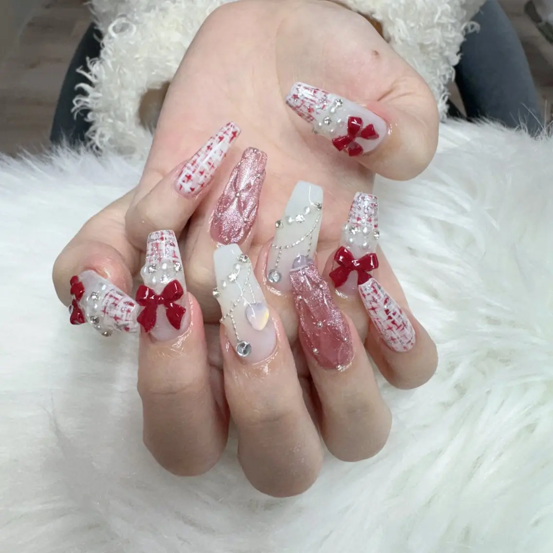 ネイル ハンドネイル 🎀nana🫧 ワンホンネイル🎀のネイルデザイン