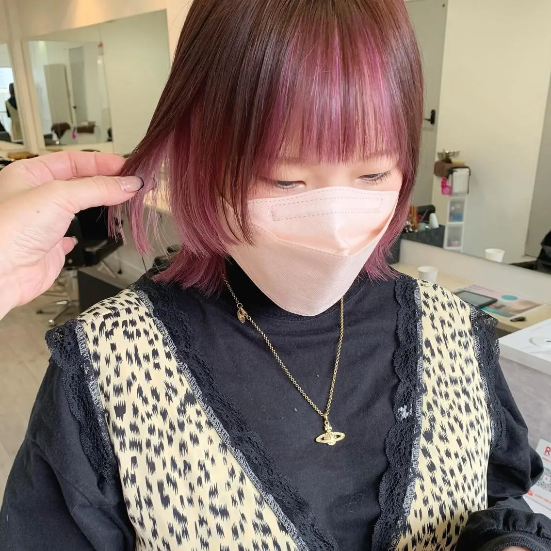 ロング カラー ヘアアレンジ 代表🎀 ふわモテ愛 され髪🩷yumiのヘアスタイル
