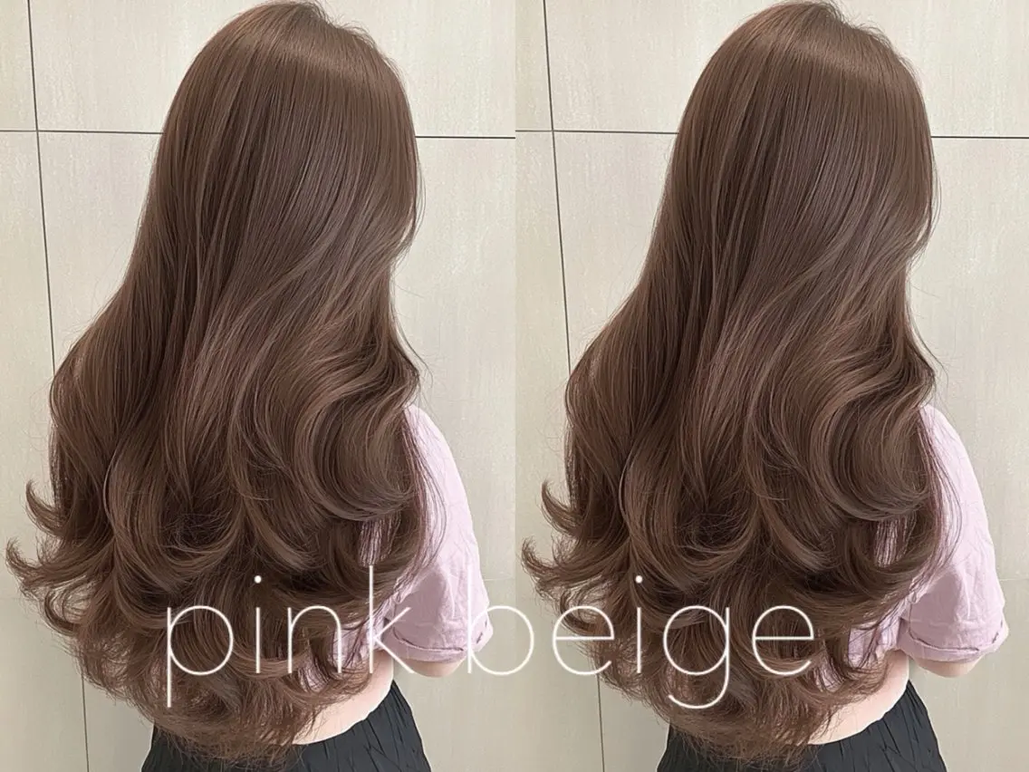 🩵女性stylistが担当🩵カット+艶感ワンカラー＋1stepトリートメント＋コテ巻きレクチャー付✨¥9900の写真