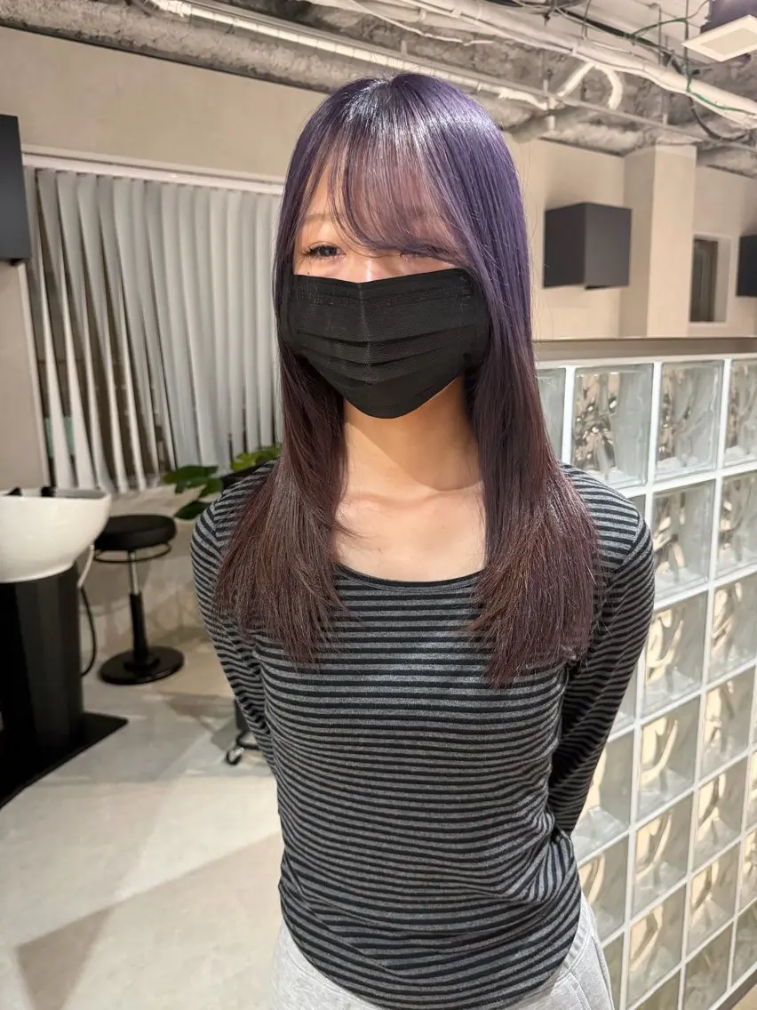 ロング hirano harukaのヘアスタイル