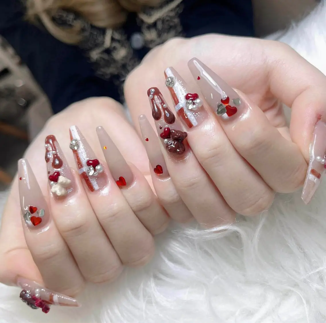 ネイル オーロラネイル チークネイル フットネイル フレンチネイル ハロウィン Lumi Shinokuboのネイルデザイン