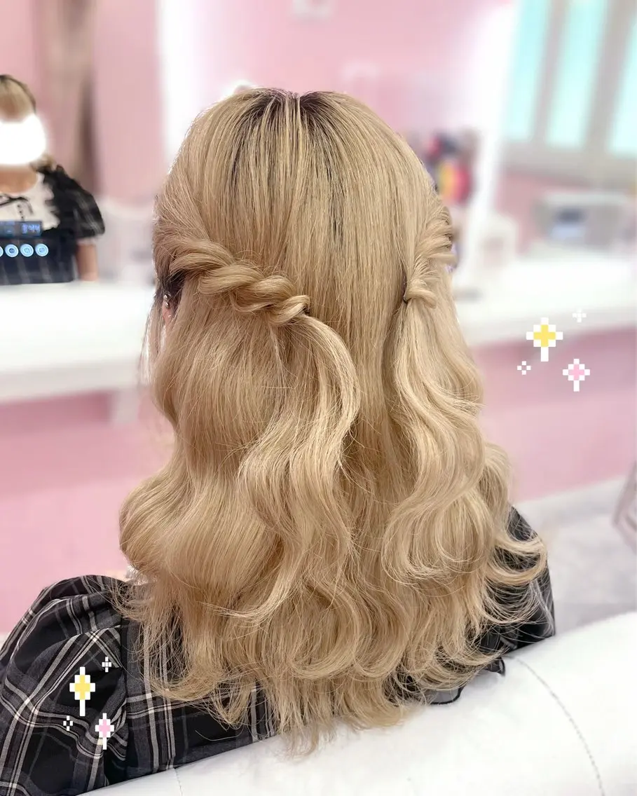 ミディアム 長谷川 寧音のヘアスタイル