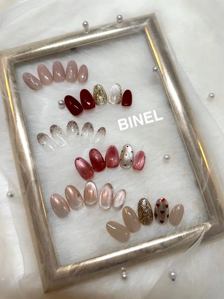 ネイル シンプルネイル ハンドネイル BINEL REINAのネイルデザイン