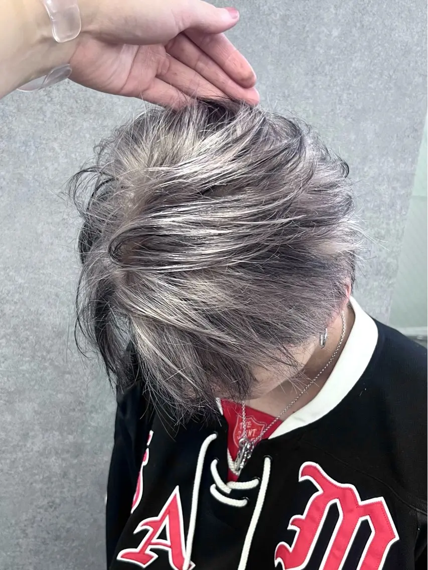 ショート ショートヘア 縮毛矯正 カマタ ハルキのヘアスタイル