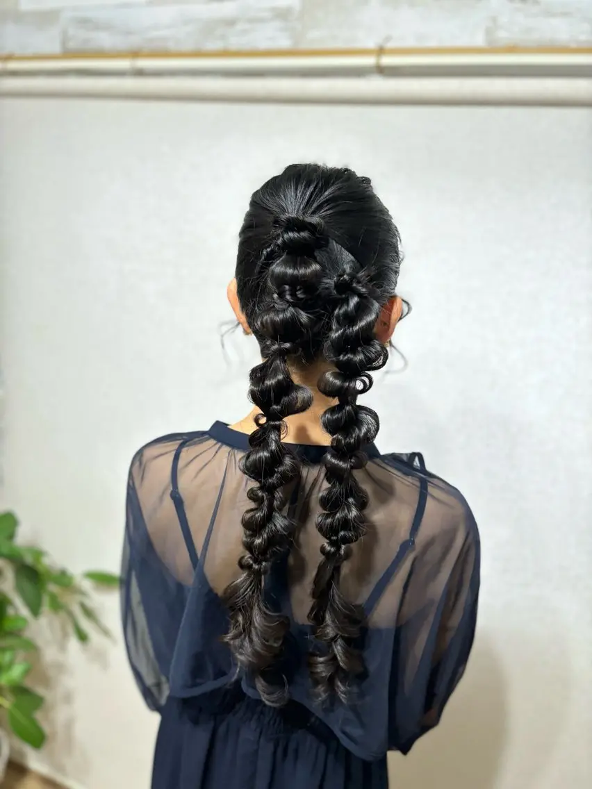 ヘアアレンジ ヘアセット hair salon【クラン】のヘアスタイル